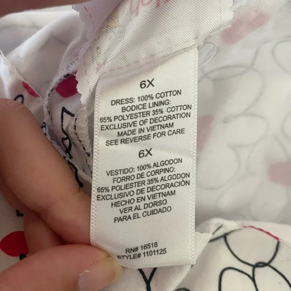 Dollie & Me Girls Floral Print Dress with Pink Highlights - Picture 3 of 4